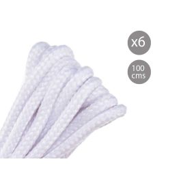 6 Cordones Blancos 100 cm - Arte Regal (48 Unidades) 6 Cordones Blancos 100 cm - Arte Regal (48 Unidades)