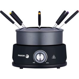 Fagor Set de Fondue FGFD8 Capacidad 1.6L para 8 Personas con Termostato Regulable 800W