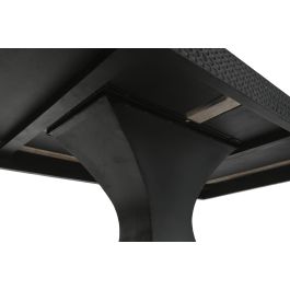 DKD Home Decor Mesa Comedor Negro 200 x 100 x 76 cm