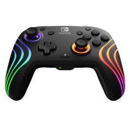 PDP PDP1728606818002 Mando Inalámbrico Afterglow Wave Negro para Nintendo Switch