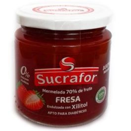SUCRAFOR Mermelada de Fresa 70% Fruta Ecológica Sin Azúcar Añadido Apta Diabéticos 260g Precio: 6.5000001. SKU: B15MZTKXN3