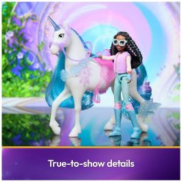 Spinmaster SPI6072675 Figuras de Layla + Glaciar Unicorn School, 5 accesorios incluidos, a partir de 4 años