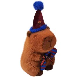 CYP BRANDS Peluche Capibara Gorro Papa Noel FC Barcelona 20cm