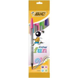 BIC 8957921 Blíster 4 Bolígrafo Cristal Fun Punta 1,6 mm Colores Surtidos Precio: 7.99000026. SKU: B1ECY9QDPV