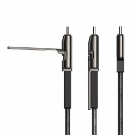 Cable USB KSIX Negro 1 m