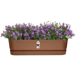 Greenville Oval Planter - Plastic - Ø70 - marrón congelado