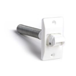 Cambesa Polea 9108 Nylon Orientable Blanca, PVC, Guía de Cinta, 14/18 mm