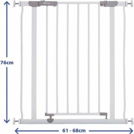 Dreambaby DRE9312742893347 Barrera de seguridad infantil AVA Montada a presión 61-68x76 cm Doble cierre Blanca Dreambaby DRE9312742893347 Barrera de seguridad infantil AVA Montada a presión 61-68x76 cm Doble cierre Blanca