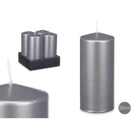 Vela Taco Plata Ancha 20Cm Acorde (8 Unidades) Vela Taco Plata Ancha 20Cm Acorde (8 Unidades)