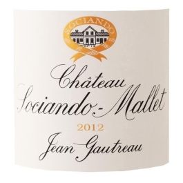 Château Sociando Mallet 2012 Haut-Médoc - Vino tinto Burdeos