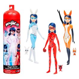 Bandai BAN3701405812201 Miraculus Ladybug Marinette Muñeca con Cambio de Color 26 cm