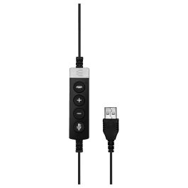 EPOS Auriculares SC 230 USB MS II Diadema Monoaural Oficina/Centro de Llamadas Alámbrico USB Tipo A Negro