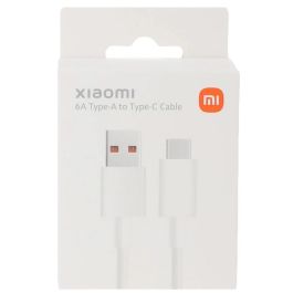 Xiaomi BHR6032GL Cable USB-A a USB-C 6A Carga Rápida y Datos 1m Blanco Compatible con Carga PD