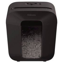Fellowes Destructora Manual Lx25 - Corte en Partículas 4x37 mm, 6 Hojas, Grapas, Clips, Tarjetas, 11.5L