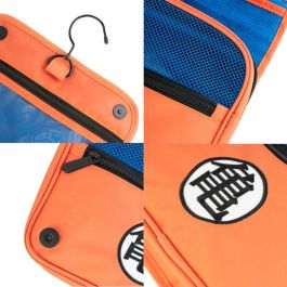 ERIK Bolsa organizadora Dragon Ball con múltiples compartimentos, asa y gancho. Poliéster impermeable con doble cremallera.
