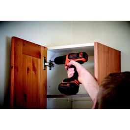 Black & Decker Destornillador Inalámbrico 10.8V, 2 Baterías Litio, Control de Torque 10 Posiciones y Caja
