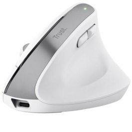 Ratón Ergonómico Óptico Trust 25399 Blanco 2400 dpi Precio: 53.69000021. SKU: B14MBYJA62