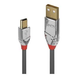 LINDY 36632 Cable USB A a Mini-USB B 2.0, 2m, Cromo, Gris Precio: 29.88999959. SKU: B1KNFS52JL
