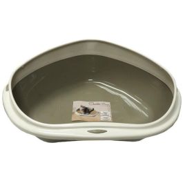 Caja de arena AIME Corner + Rim - 58 x 48 x 20.5 cm - Para gatos Caja de arena AIME Corner + Rim - 58 x 48 x 20.5 cm - Para gatos