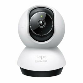 Tp - link Tapo TC72 Cámara Seguridad WiFi 360° 2K, Visión Nocturna, Detección IA, Alarma Luz/Sonido, Control Voz