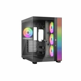 be quiet! LIGHT BASE 600 LX Caja PC Gaming Midi Tower Negra con Ventana Lateral, Iluminación RGB, 4 Ventiladores 120mm y Soporte 2.5/3.5"