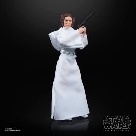 HASBRO Star Wars Princess Leia Organa Black Series 15cm Figura Articulada con Accesorios 50 Aniversario Lucasfilm