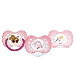 DODIE Set de 3 Chupetes Anatómicos Día y Noche +18 Meses X3