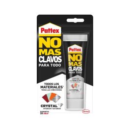 Pattex No Más Clavos Cristal 90 g - Adhesivo Transparente sin Disolventes para Todo Tipo de Materiales Precio: 9.78999989. SKU: S7903517