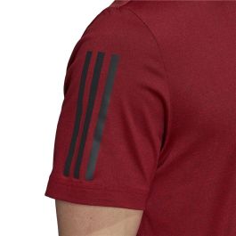 Camiseta de Manga Corta Hombre Adidas HK9542 Rojo Oscuro