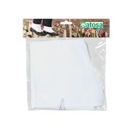 Cubrebotas Blancos Con Botones Metálicos Para Trajes De Época - Accesorio para Disfraces Históricos