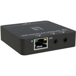 LevelOne HVE-9006 Extensor HDMI sobre Cat5/6 Kit 1080P a 50 metros con HDCP y IR Bidireccional Negro