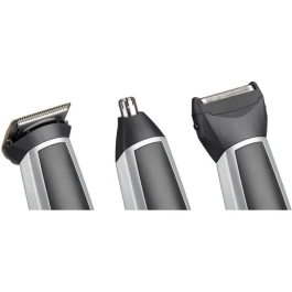 Babyliss MT726E Recortadora de Titanio Inalámbrica Multifunción 8 en 1 con 3 Accesorios Intercambiables y Cabezales Lavables