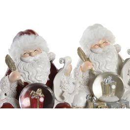 DKD Home Decor Figura de Navidad Moderna Bola de Resina 12x14x14 cm - Pack 2 Unidades Surtido Aleatorio