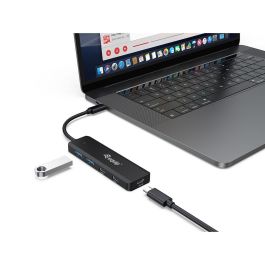 Equip Hub USB-C 3.2 Gen1 2xUSB-C 2xUSB-A Conector Alimentacion USB-C 5V/2A