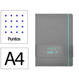 Cuaderno Con Gomilla Antartik Notes Tapa Dura A4 Hojas Puntos Gris Y Turquesa 100 Hojas 80 gr Fsc Precio: 11.49999972. SKU: B16KH4VWGV