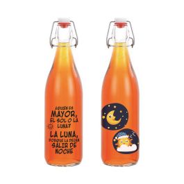 Botella de Cristal La Mediterránea Vidrio 1 L (12 Unidades) Botella de Cristal La Mediterránea Vidrio 1 L (12 Unidades)