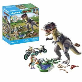 PLAYMOBIL 71524 Explorador con moto y tiranosaurio