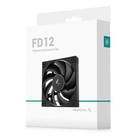 Deepcool Fd12 - Bknpn1 - G Ventilador de Caja FD120 120mm Negro, Silencioso, Alto Rendimiento, PWM 4 Pines para PC Gaming