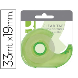 Q-connect Miniportarrollo para Cinta de 33 mt x 19 mm, Incluye Cinta, Dimensiones 125x100x29 mm Precio: 1.79000019. SKU: B1K8WD2PTA