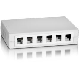 EQUIP 125460 Caja de Superficie para 12 Jacks Keystone Blanco Precio: 22.58999941. SKU: B1DHGT3FDR