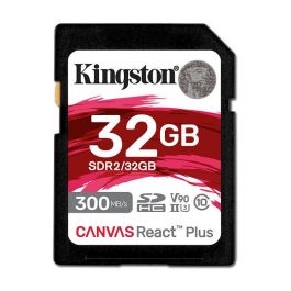Kingston Tarjeta SDHC Canvas React Plus 32GB UHS-II U3 V90 300MB/s Lectura 260MB/s Escritura XC Precio: 68.7900004. SKU: S55150528