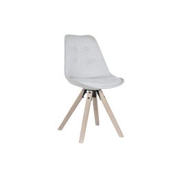 Silla Scandi DKD Home Decor Gris Claro 55 x 84 x 48 cm Silla Scandi DKD Home Decor Gris Claro 55 x 84 x 48 cm