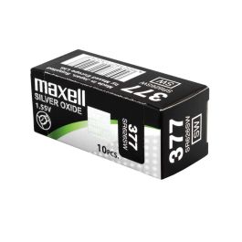 Maxell Micro pilas planas óxido de plata 1,55v - sr626sw 377 caja 10u Precio: 3.95000023. SKU: B1GV7995F2