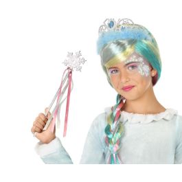 Varita Plateada Con Copo De Nieve Y Cintas Rosas Para Princesa Del Hielo - Accesorio Disfraz Niña Precio: 0.69000008. SKU: B14MFVMJZY