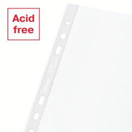 Esselte 627495 Caja 100 Fundas Polipropileno Multitaladro Reforzada Piel A5 Recycle 70 Micras