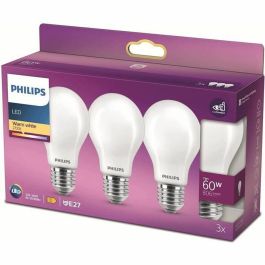 Philips, paquete de 3 E27 LED Bulbos de 60 W, blanco cálido Precio: 33.4999995. SKU: B1DYV3499J