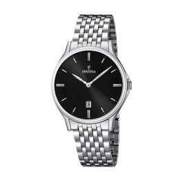Reloj Hombre Festina F16744/4 Negro Plateado Precio: 125.49999968. SKU: B13VT4YAPX