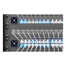 Ubiquiti UACC-Cable-Patch-EL-5M-W Cable de red Etherlighting Cat6 RJ-45 a RJ-45 5m Blanco Translúcido