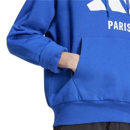 Sudadera con Capucha Mujer Adidas Paris Azul