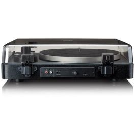 Lenco LBTA-165 Tocadiscos Automático de Tracción por Correa Negro Madera con Bluetooth y Preamplificador Phono Integrado